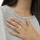 14K White Gold 1-1/4ctw Diamond Three Round Floral Cluster Ring (H-I
Color, SI2-I1 Clarity)