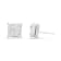 14K White Gold 1 1/2 Cttw Invisible Set Princess-Cut Diamond
Contemporary Wavy Quad Stud Earrings