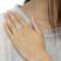 Sterling Silver Round and Baguette Diamond Cathedral Ring (0.75 Cttw,
H-I Color, I2-I3 Clarity)