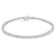 14K White Gold IGI Certified 5.0 Ctw Diamond  7” Tennis Bracelet (H-I
Color, I1-I2 Clarity)