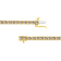 14K Yellow Gold Over Sterling Silver 8.0ctw Diamond Classic Link Tennis Bracelet