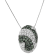 14K White Gold 1 1/10ctw Round Cut Treated Blue Diamond Fashion Pendant
w\chain(H-I, I1-I2)