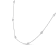 14K White Gold 1.00ctw Bezel Set Round Diamond Marquise Shaped Milgrain
Station Collar Necklace