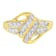 10K Yellow Gold Over Sterling Silver 1.0ctw Diamond Halo Floral Ring
(J-K Color, I2-I3 Clarity)