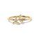 10K Yellow Gold 1/10ctw Diamond Leaf and Branch Ring (H-I Color, I1-I2 Clarity)