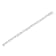 Sterling Silver .50ctw Diamond Link Bracelet
