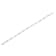 Sterling Silver 1.50ctw Round and Baguette Cut Diamond Wave Link Bracelet