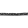 18K White Gold Black and White Diamonds Pave Link Bracelet