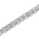 10K White Gold 2.0ctw Diamond Fan-Shaped Link Tennis Bracelet