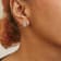 14K Yellow Gold .50ctw Diamond Square Composite Cluster Stud  Earrings
(I-J Color, I1-I2 Clarity)