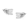 10K White Gold 3/4ctw Invisible Set Princess-Cut Diamond Composite
Square Stud Earrings