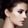 10K Yellow Gold Over Sterling Silver Diamond Hoop Earrings 2.0ctw