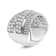 Sterling Silver 2.0ctw Round Diamond  Bypass Band Ring (I-J Color, I2-I3 Clarity)