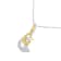 10K Two-Tone Espira 1/10ctw Round Diamond Spiral 18" Pendant
w\chain(J-K Color, I2-I3 Clarity)