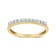 10K Yellow Gold IGI Certified 1/4ctw Diamond Band Style Ring (J-K Color,
I2-I3 Clarity)