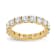 14K Yellow Gold 3.00ctw Round Cut Diamond Eternity Band (J-K Color,
VS1-VS2 Clarity)