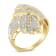 10K Yellow Gold Over Sterling Silver 1.0ctw Mixed Diamond Channel Ring
(I-J Color, I2-I3 Clarity)