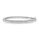 14K White Gold 3.0ctw Round-Cut Diamond Bangle