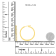 10K Yellow Gold 1/2ctw Channel Set Diamond Hoop Earrings