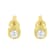 10K Yellow Gold 0.30ctw Round Brilliant-Cut Near Colorless Diamond
Bezel-Set Stud Earrings