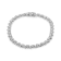 925 Sterling Silver 1.0 Cttw Diamond Spiral Wave Link 7" Tennis
Bracelet (I-J Color, I3 Clarity)