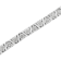 Sterling Silver 1 cttw Miracle-Set Diamond Tennis Bracelet (I-J, I3) - 7.25"