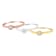 14K Gold Over Sterling Silver 1/6ctw Diamond Stacking Promise Ring Set/3
(J-K Color, I1-I2 Clarity)