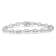 Sterling Silver .50ctw Diamond Link Bracelet