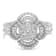 14K White Gold 1.0ctw Mixed Cut Diamond Floral Cluster Ring (H-I Color,
SI2-I1 Clarity)