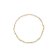 10k Yellow Gold 1/3ctw Diamond 3 Stone and X-Link Bracelet (I-J Color,
I1-I2 Clarity) - 7.50" Inches