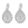 0.75ctw Round Cut Diamond 10K White Gold Earrings