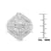 Sterling Silver 1-1/8ctw Mixed Cut Diamond 'Flower & Fern' Cluster
Ring (I-J Color, I2-I3 Clarity)