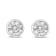 14K White Gold 1.0ctw Lab-Grown Diamond Screw-Back Classic Bezel
Solitaire Stud Earrings