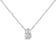 14K White Gold 1/3ctw Pear Shape Solitaire Diamond 18" Necklace
(G-H Color, VS2-SI1 Clarity)