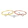 14K Gold Over Sterling Silver Diamond Heart Ring Set (1/6 Cttw, J-K
Color, I1-I2 Clarity)