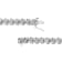 Sterling Silver 2.0ctw Round-Cut Diamond "S" Link Bracelet
