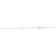 Sterling Silver Treated Blue Color Diamond Station Necklace (1/2 cttw,
Blue Color, I2-I3 Clarity)