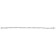 14K White Gold 1-1/2ctw Round and Baguette Diamond Bezel and Tapered
Link 7" Tennis Bracelet