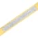 14K Yellow Gold 3 5/8ctw Invisible Set Princess-Cut Diamond ID Tennis Bracelet