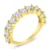 14K Yellow Gold Over Sterling Silver 2.00ctw Round-Diamond Ring (J-K
Color, I1-I2 Clarity)