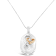 10K Rose Gold Over Sterling Silver 1/10ctw Diamond Interlocked Heart and
Ribbon Pendant w\chain