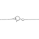 14K White Gold 7/8ctw Treated Blue and White Princess Cut Diamond
Pendant w\chain(H-I, SI2-I1)