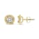 14K Yellow Gold Over Sterling Silver 1-1/2ctw Round Diamond Solitaire
Stud Earrings
