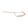 14K Rose Gold Plated Sterling Silver Diamond Accent Adjustable 4”-10”
Bolo Bracelet (I-J, I3)