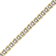 14K Yellow Gold Over Sterling Silver 2.0ctw Miracle Set Diamond Wave
Link Bracelet