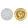 10K Yellow Gold Round Cut Diamond Earrings 1.5ctw