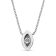 0.10ctw Marquise Diamond Miracle-Set Solitaire 10K White Gold Necklace