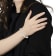 Sterling Silver 1/6 Carat TDW Diamond Ball Bead Bangle Bracelet (I-J,
I2-I3) - 7"