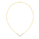 14K Two-tone Gold 1/4ctw Princess Cut Diamond “V” Shape Necklace (H-I
Color, SI2-I1 Clarity)