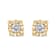 0.10ctw Round Brilliant-Cut Diamond 10K Yellow Gold Over Sterling Silver
Stud Earrings